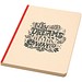 Liliana A5 Zuckerrohr und RPET Softcover Notizbuch, Brick