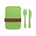 Lunchbox mit Besteck SUNDAY, Limette