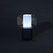 Lux 10W Lautsprecherlampe aus RCS recyceltem Kunststoff, schwarz