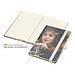 Geiger-Notes Match-Book Creme Bestseller Notizbuch A5 Cover-Star gloss, inkl. Druck, weiß
