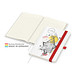 Geiger-Notes Match-Book Creme Bestseller Notizbuch Natura A5, inkl. Druck, rot
