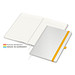 Geiger-Notes Match-Book green+blue Notizbuch A4 Cover-Star Recycling-Matt, inkl. Druck auf Einband , gelb