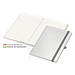 Geiger-Notes Match-Book green+blue Notizbuch A4 Cover-Star Recycling-Matt, inkl. Druck auf Einband, silbergrau