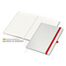 Geiger-Notes Match-Book green+blue Notizbuch A4 Natura Recycling, inkl. Druck, rot