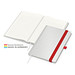 Geiger-Notes Match-Book green+blue Notizbuch A5 Cover-Star Recycling-Matt, inkl. Druck auf Einband, rot