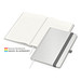Geiger-Notes Match-Book green+blue Notizbuch A5 Cover-Star Recycling-Matt, inkl. Druck auf Einband, silbergrau