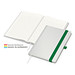 Geiger-Notes Match-Book green+blue Notizbuch A5 Natura Recycling, inkl. Druck, grün