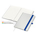 Geiger-Notes Match-Book green+blue Notizbuch A5 Natura Recycling, inkl. Druck, mittelblau