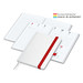 Geiger-Notes Match-Hybrid A5 Bestseller, gloss, inkl. Digitaldruck, Band rot