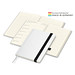 Geiger-Notes Match-Hybrid A5 Creme Bestseller, gloss, inkl. Digitaldruck, Band schwarz