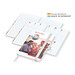 Geiger-Notes Match-Hybrid White Bestseller Notizbuch A5, Cover-Star matt-, inkl. Druck, weiß