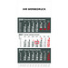 geiger notes Maxi-3-Monats-Wand-Kalender 2021, anthrazit/weiß geiger notes Maxi-3-Monats-Wand-Kalender 2021, anthrazit/weiß