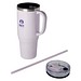 Melbourne 1200 ml RCS-zertifizierter Isolierbecher mit Strohhalm, lila
