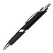 Werbe-Set: 100 LANCE® Metall-Kugelschreiber Triangle, inkl. Druck, blaue Mine, schwarz
