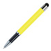 uma® Metall-Rollerball Straight, schwarze Mine, gelb