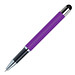 uma® Metall-Rollerball Straight, schwarze Mine, lila uma® Metall-Rollerball Straight, schwarze Mine, lila