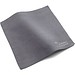 Polyclean Microfaser-Prägetuch, 30x30 cm in Faltschachtel, All-Inclusive-Paket, grau