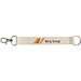 Mini Sublimation Schlüsselband mit Ring, weiss, 15mm