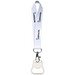 Mini Sublimation Schlüsselband, weiss, 25mm