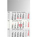 geiger notes Monatskalender Budget 3 C Recycling, hellgrau geiger notes Monatskalender Budget 3 C Recycling, hellgrau