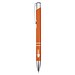 Moneta Kugelschreiber aus recyceltem Aluminium, orange
