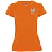 Montecarlo Sport T-Shirt für Damen, Fluor Orange, XL