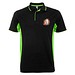 Montmelo Sport Poloshirt Unisex, schwarz / limone, L