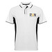 Montmelo Sport Poloshirt Unisex, weiß / schwarz, L