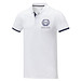 Morgan Polo für Herren, zweifarbig, weiss, XXL