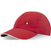 Morion GRS recycelte Cool Fit Kappe mit sechs Segmenten, rot