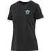 Nanaimo Kurzärmeliges T-Shirt für Damen im Washed Look, 160 g/m2, schwarz, L