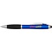 Nash RCS Stylus Kugelschreiber aus recyceltem Kunststoff mit farbigem Schaft und schwarzem Griff (schwarze Tinte), royalblau