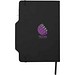 Nexus A5 Hardcover Notizbuch mit Kugelschreiber und Bleistiftset (schwarze Mine), schwarz