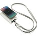 Nivo Crossbody-Handyband aus RCS recyceltem PET, grau