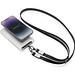 Nivo Crossbody-Handyband aus RCS recyceltem PET, schwarz