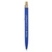 Nooshin Kugelschreiber aus recyceltem Aluminium, schwarze Mine, blau