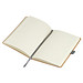 Notizbuch aus Bambus, grau
