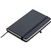 Notizbuch Happy, DIN A6, blanko, schwarz
