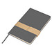 Notizbuch mit Magnetverschluss , grau
