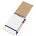 Notizringbuch Recycle, Natur/Blau