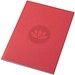 Novella Austen A5 Softcover Notizbuch aus Recyclingmaterial – 50 Blatt, rot