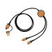 Ohio 6-in-1-Kabel aus RCS zertifiziert recyceltem Kunststoff, schwarz