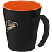 Oli 360 ml Keramikbecher mit Henkel, orange