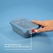 Oneclick Value Set Blau, transparent/blau