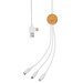 Ontario 6-in-1 Kabel aus RCS recyceltem Kunststoff, weiß