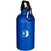 Oregon 400 ml matte RCS-zertifizierte einwandige Trinkflasche aus recyceltem Edelstahl mit Karabinerhaken, royalblau