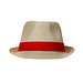 Panamahut Salvador, beige/rot