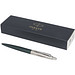 PARKER Druckkugelschreiber Jotter XL matt mit Chromverzierung, blaue Mine, grün