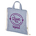Pheebs Rucksack mit Kordelzug, heather blau