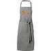 Pheebs Schürze aus 200 g/m² Recyclingbaumwolle, heather schwarz